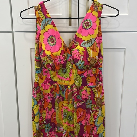 Vintage 1960s/1970s Styled by Beatrice Pines Floral Jumpsuit - Picture 3 of 15